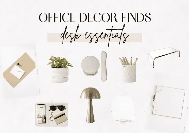 office decor finds desk essentials