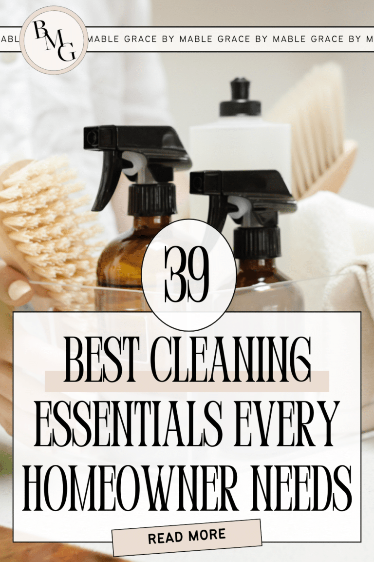 cleaning essentials