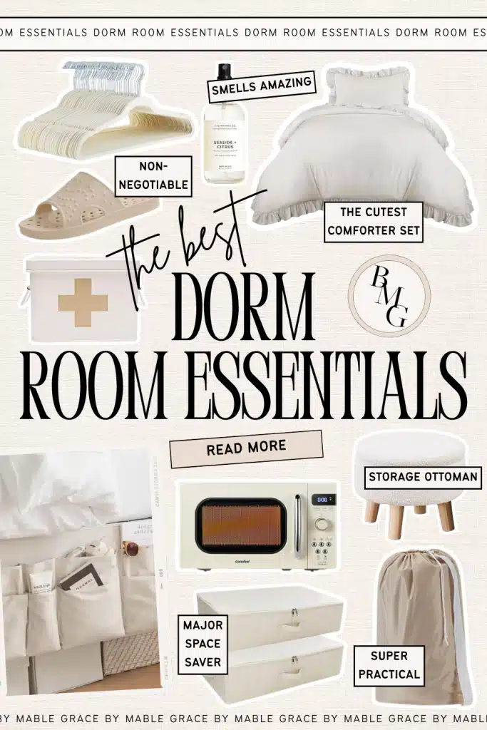 dorm room essentials