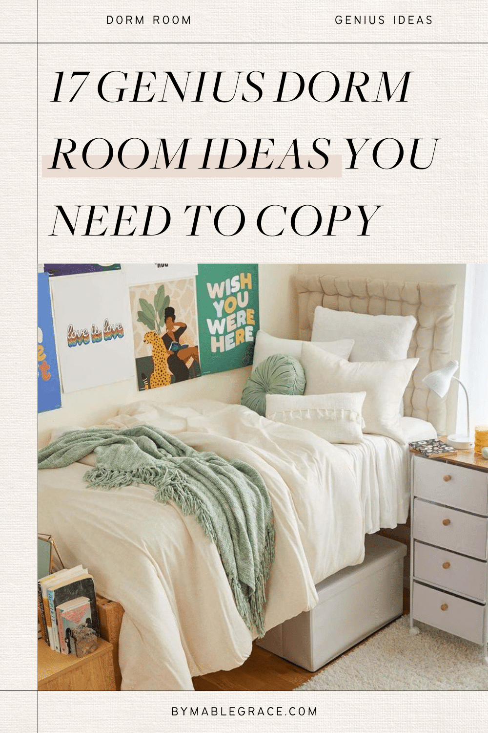 24 Practical College Desk Ideas Every Student Needs to Try - by mable grace