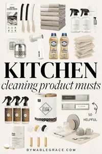 kitchen cleaning products