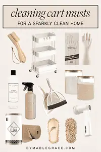 cleaning cart essentials