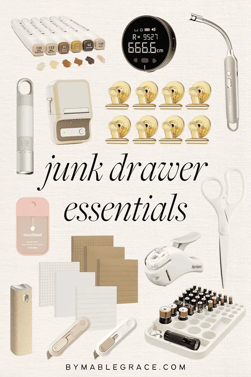 Drawer Essentials 24 Crazy Good Junk Drawer Essentials Every Home Owner Needs - by mable ...