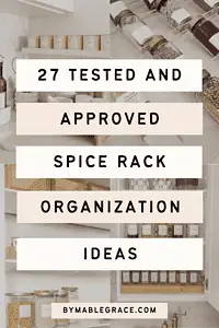 spice organization ideas