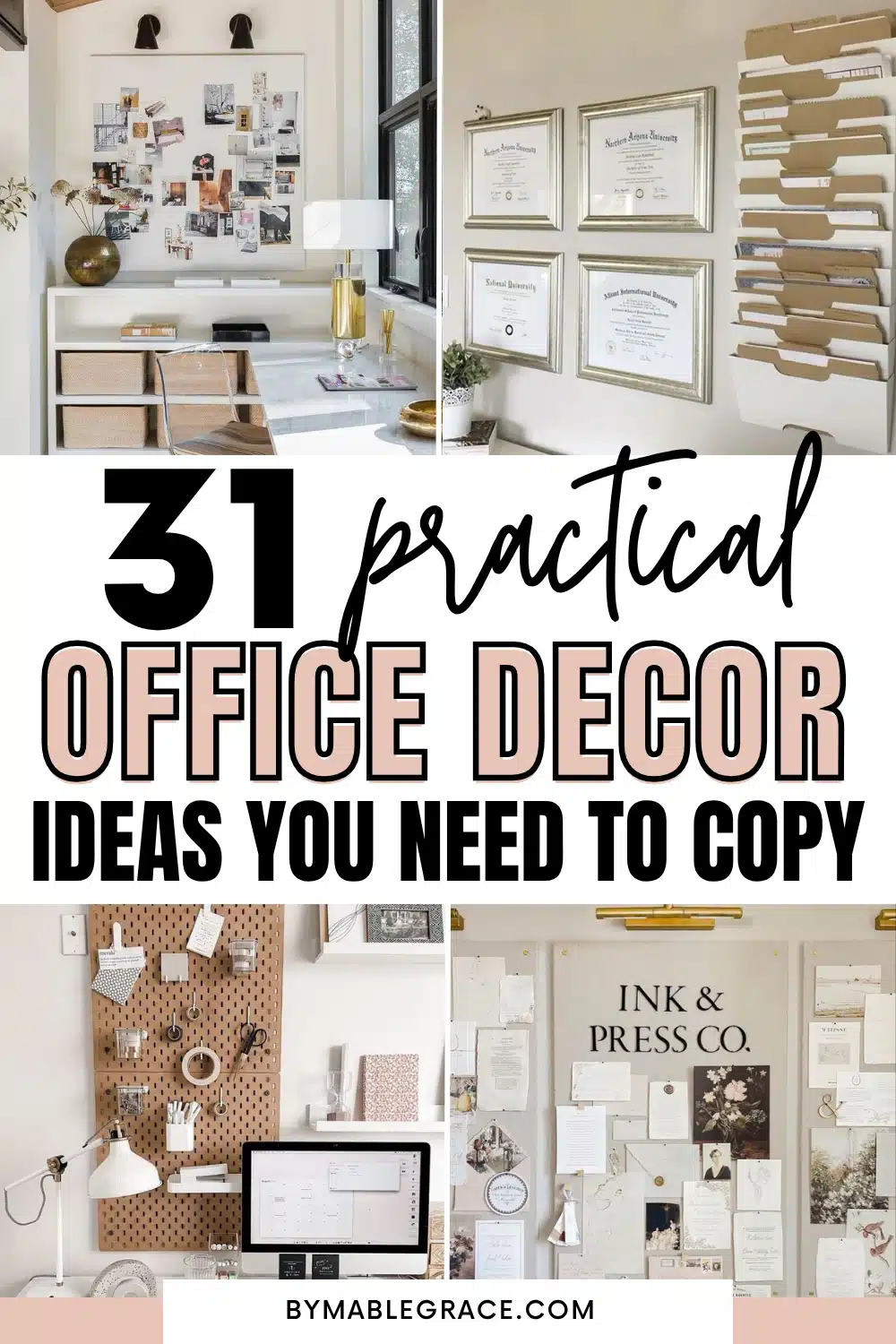 office wall decor ideas