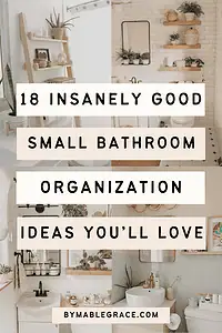small bathroom organization ideas