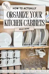 kitchen cabinet organization