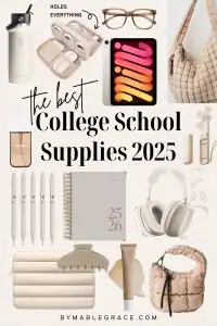 college school supplies