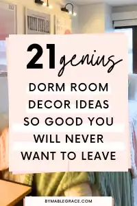 dorm room decor ideas