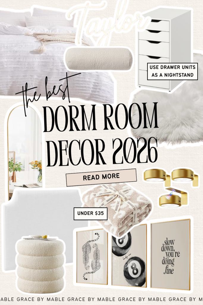 dorm room decor