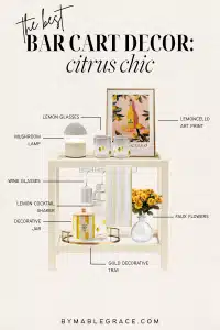 bar cart decoration ideas