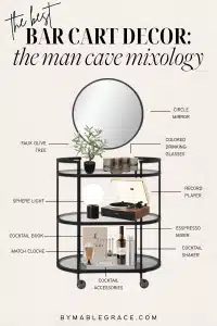bar cart decorations