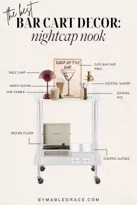 bar cart design