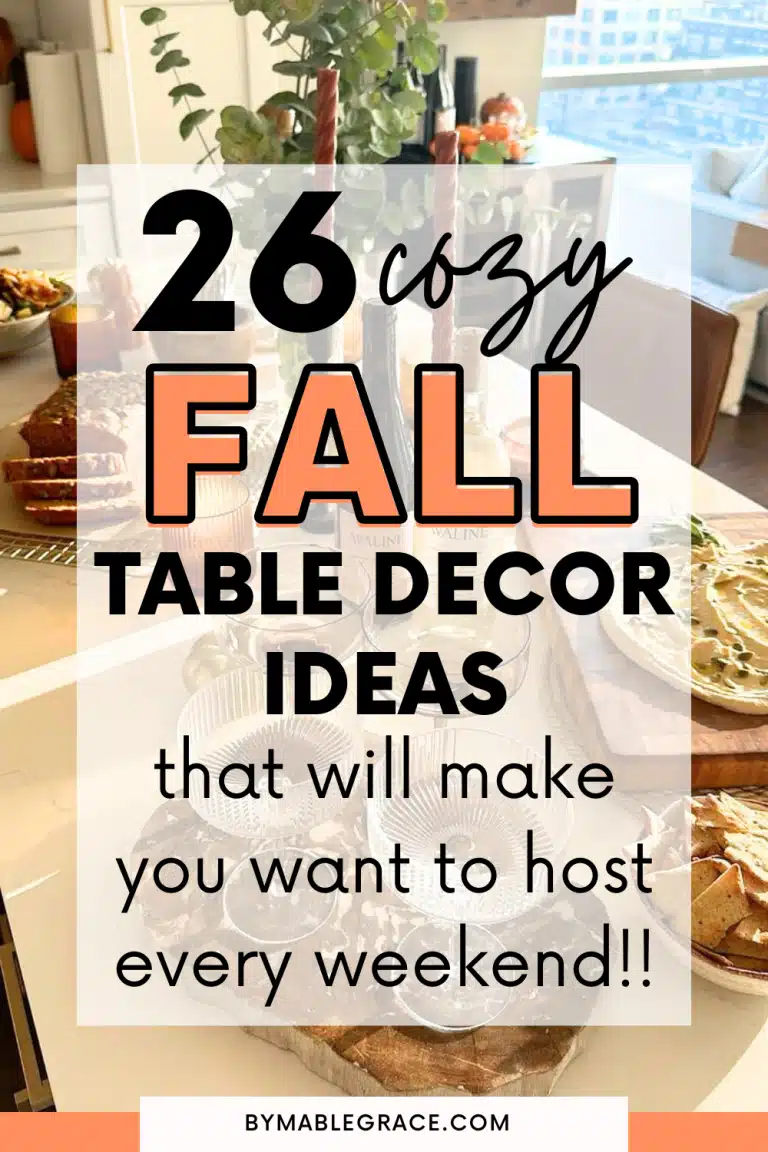26 Stunning Fall Table Decor Ideas So Gorgeous You’ll Forget About the Food