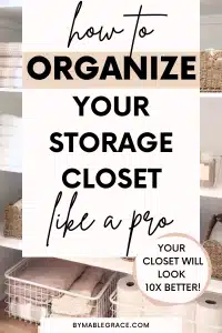 closet storage ideas