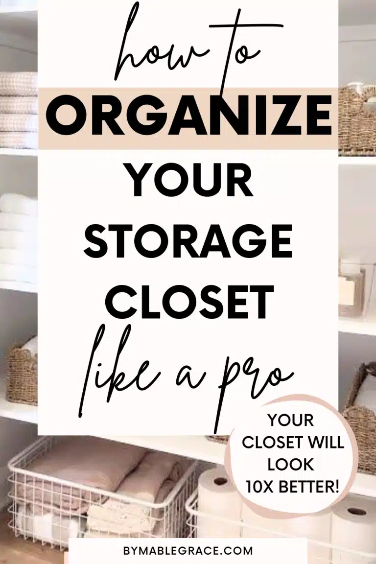 closet storage ideas