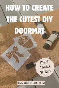 DIY DOORMAT