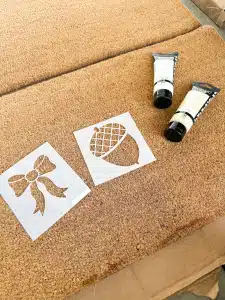 DIY doormat fall