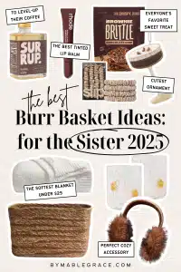 BURR BASKET IDEAS