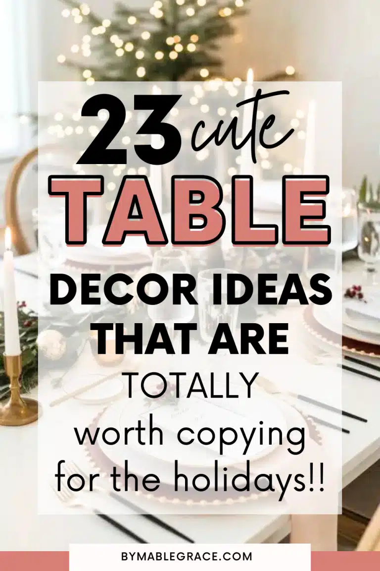 holiday table decor ideas