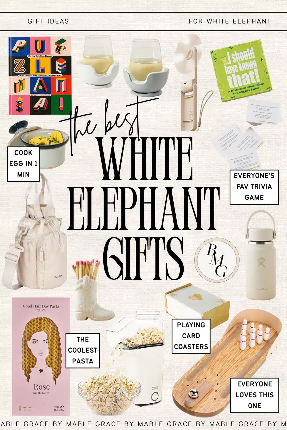 white elephant gifts
