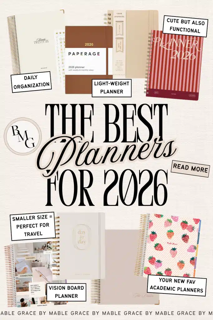 best 2026 planners