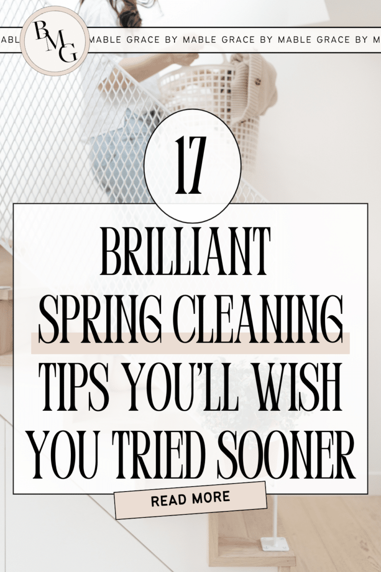 spring cleaning tips