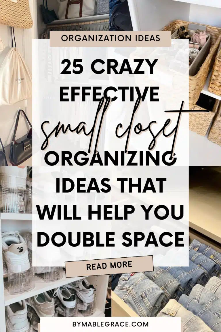 small closet organization ideas