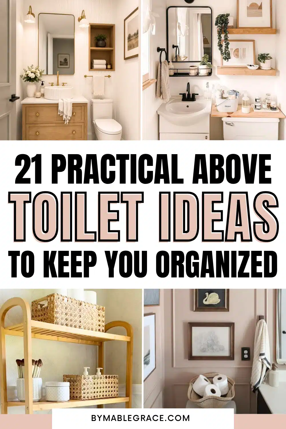above toilet ideas