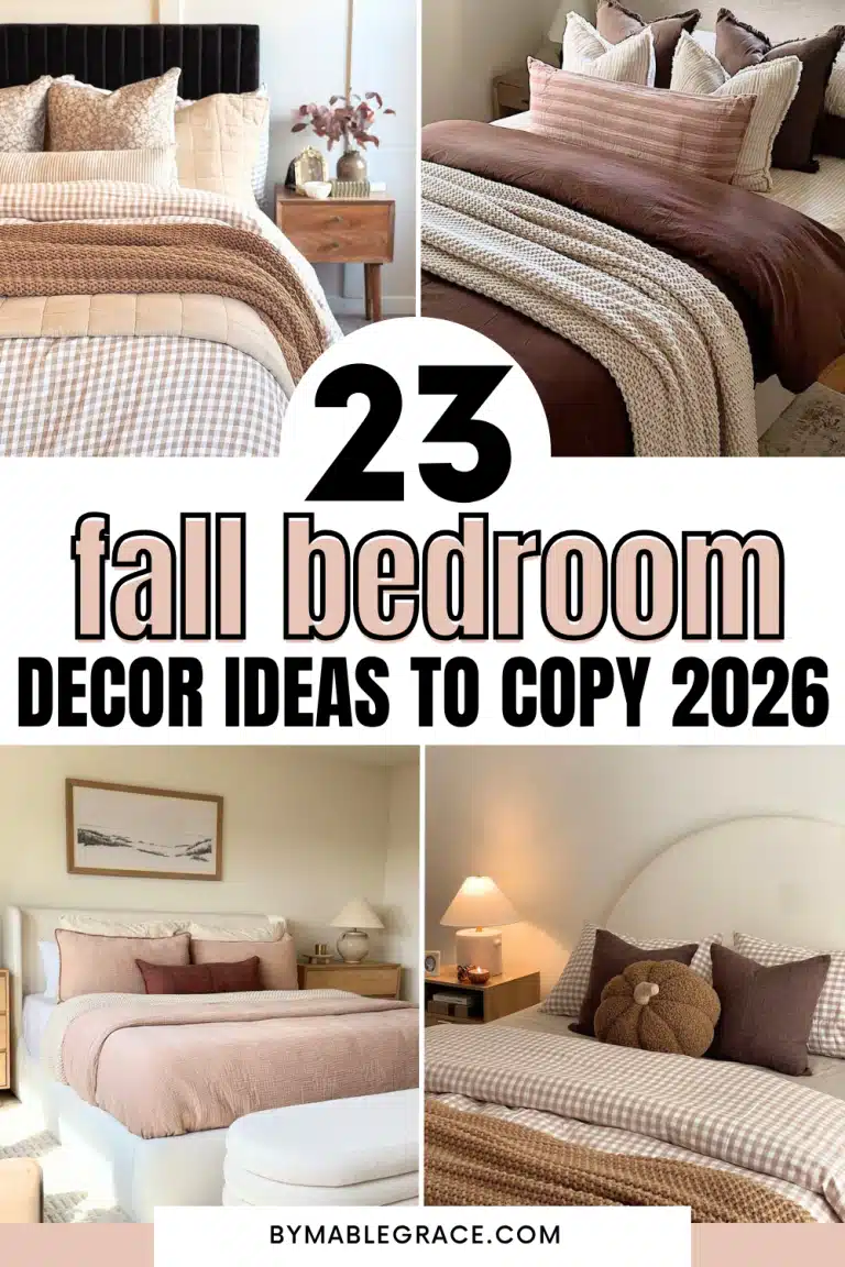 fall bedroom decor ideas