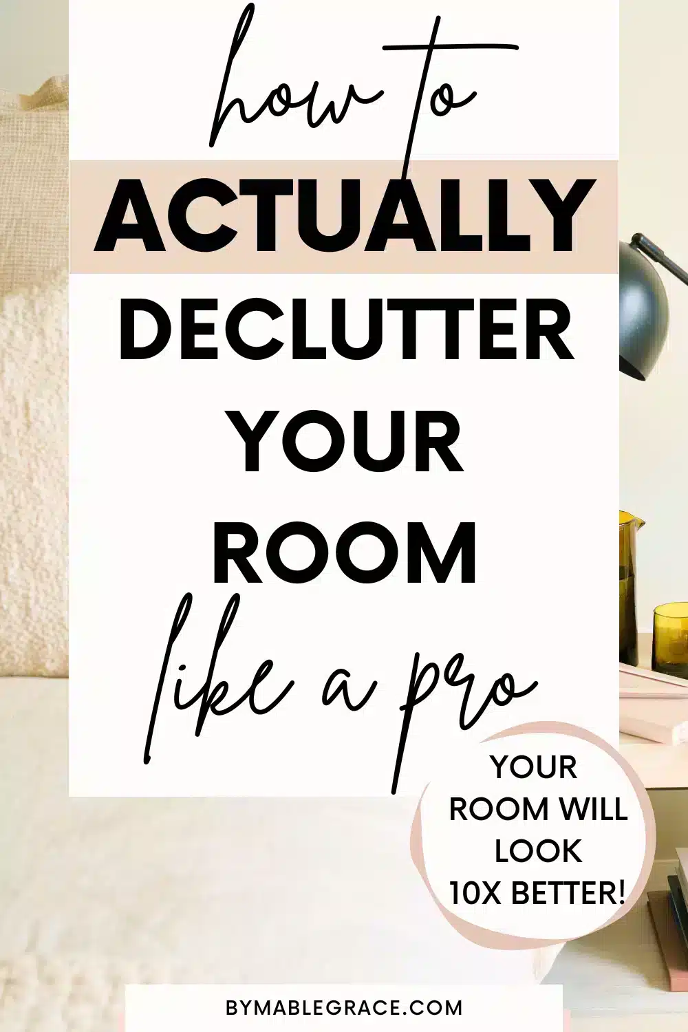 how to declutter your room