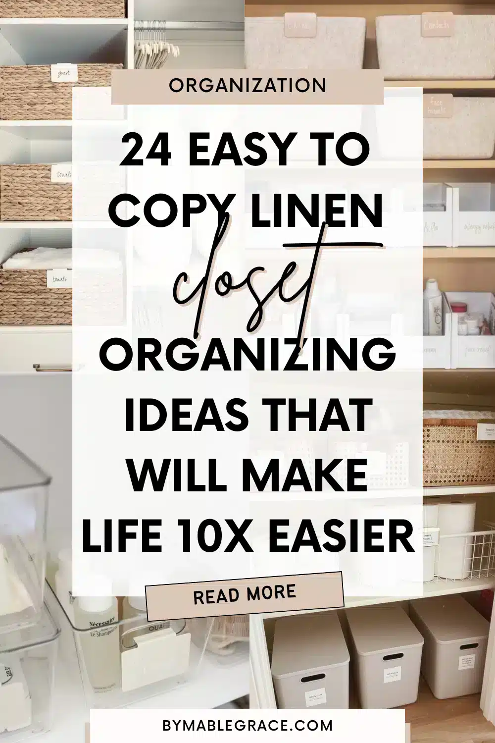 linen closet organization ideas